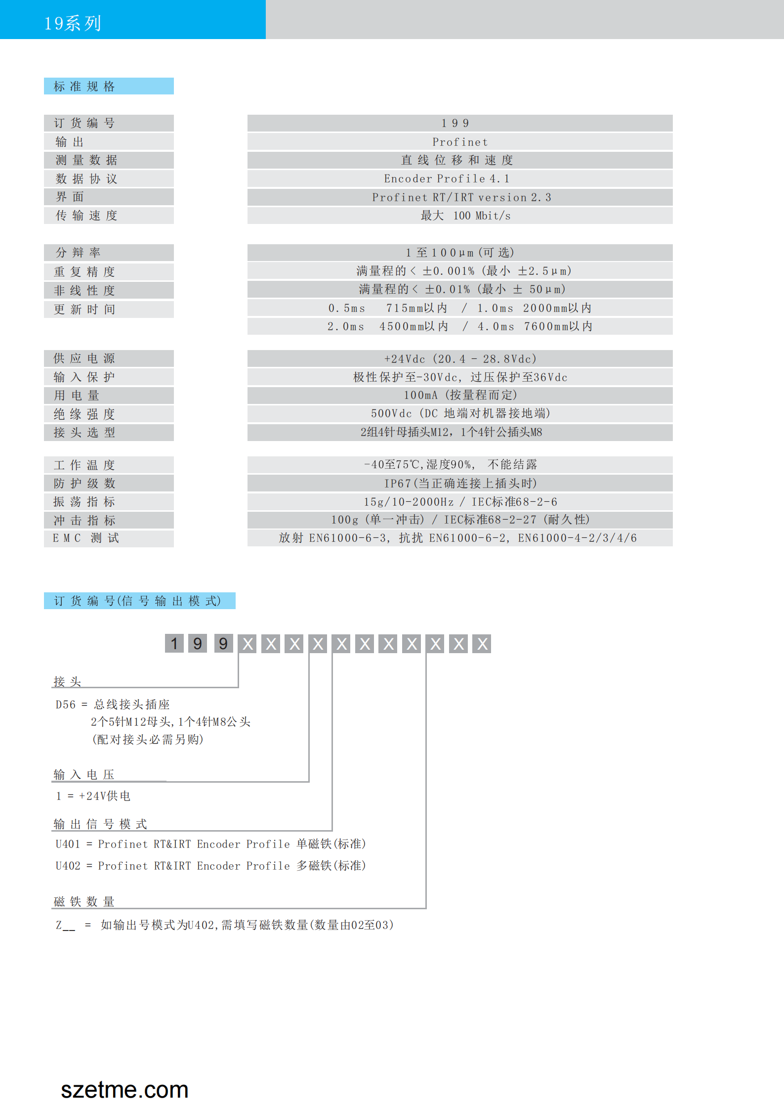 磁致伸縮位移傳感器3